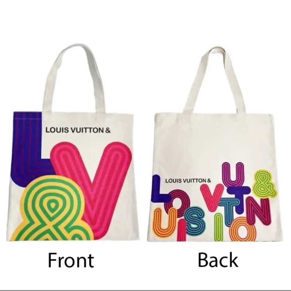 Louis Vuitton Colorful Canvas Tote Bag